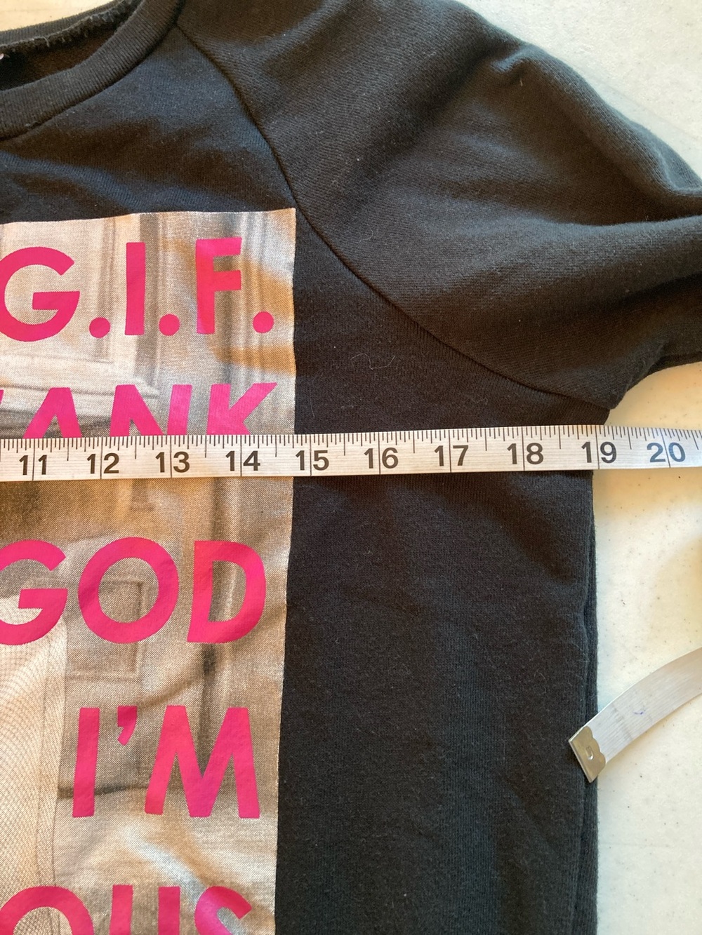 Marilyn Monroe Black Sweatshirt with Pink Graphic - Picture 5 of 8
